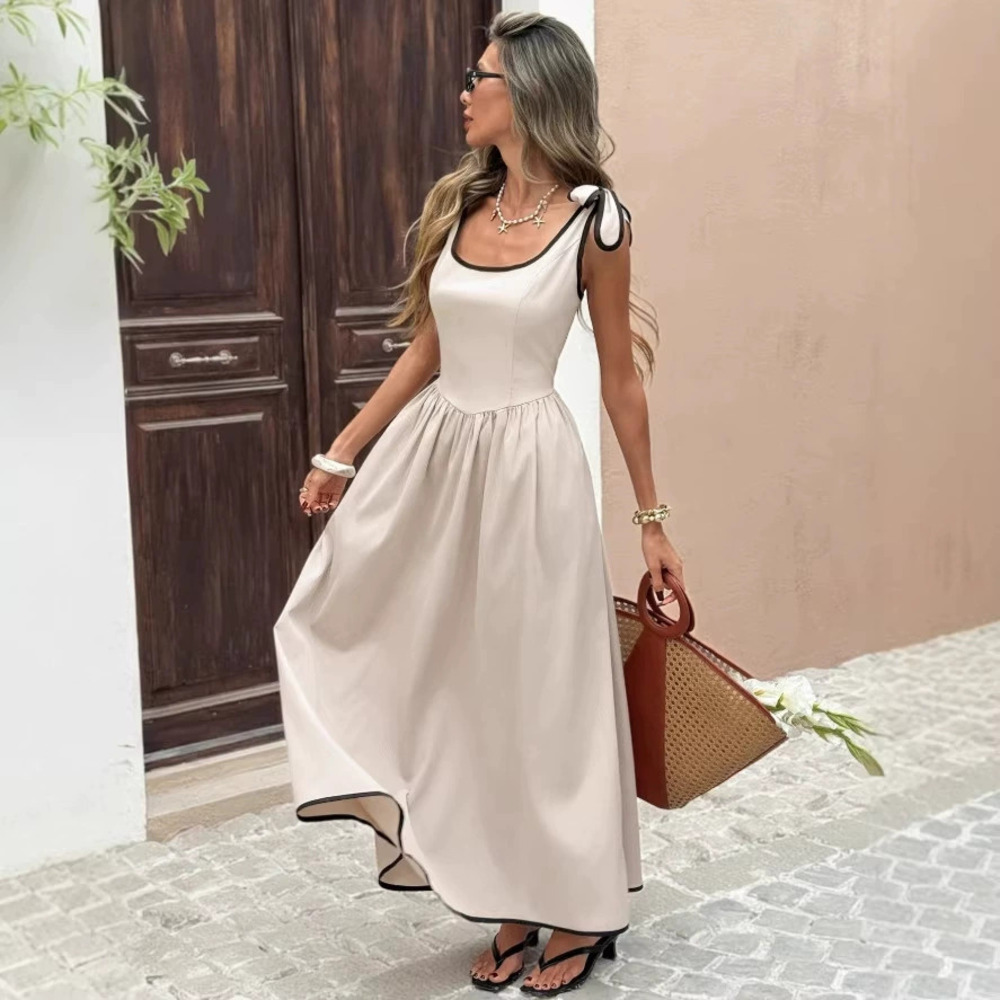 Zara Solid Color Maxi Dress